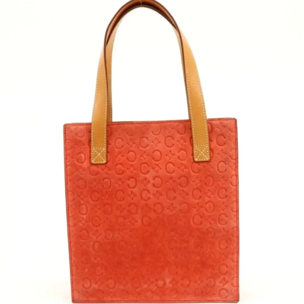 💎✨Beautiful✨💎Authentic CELINE C Macadam Suede Leather Tote Bag Hand Bag